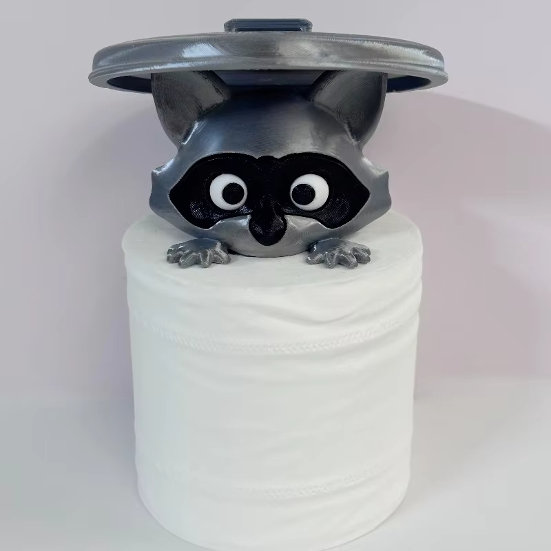 Home Bathroom Ideas - Soporte de papel higiénico de mapache