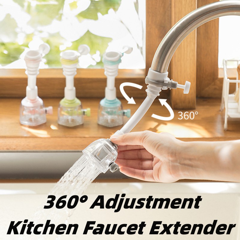 Home Bathroom Water Filter - 360 ° Extensor de grifo de