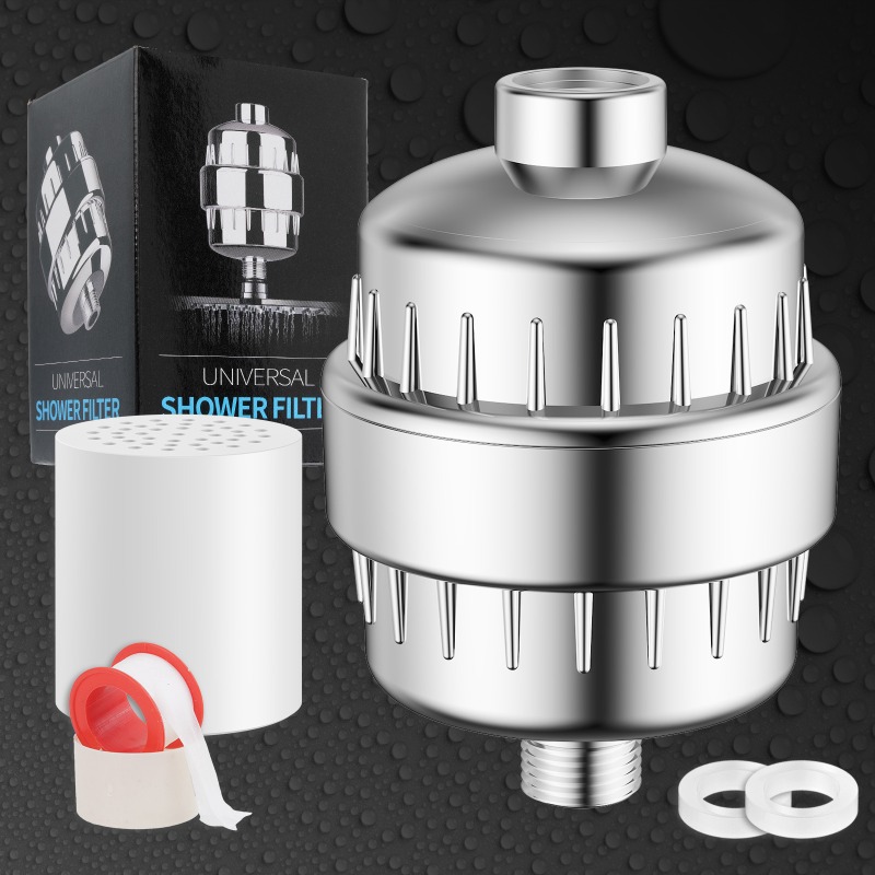Home Bathroom Water Filter - Cartucho de Filtro para Ducha Doméstica,