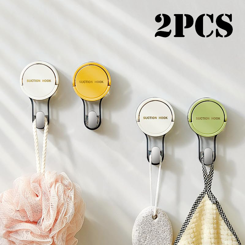Home Bathroom Door - Ganchos de succión fuertes sin rastro,