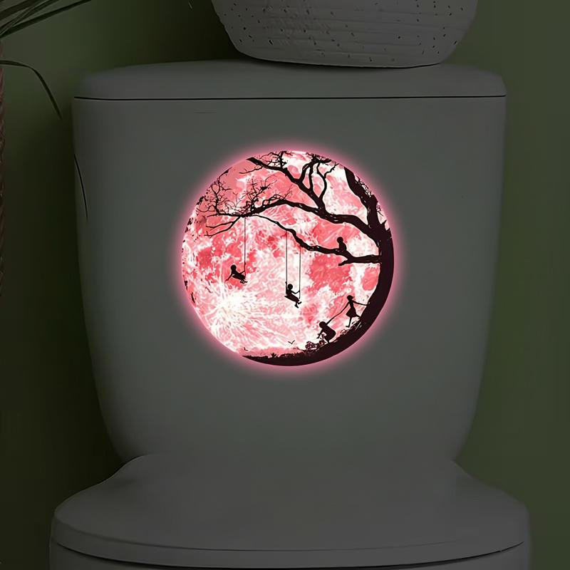 Jet Home Bathroom - Pegatina de Mandala que Brilla en