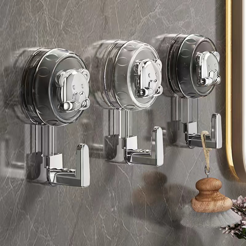 Home Bathroom Door - Gancho autoadhesivo con ventosa para toallas