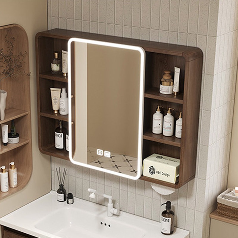 Home Design Bathroom - Armario de Baño con Espejo, Estantes