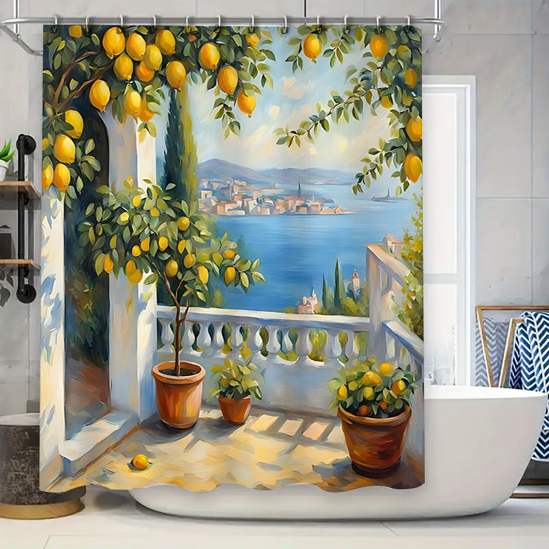 Home Bathroom Ideas - Cortina de Ducha con Diseño de
