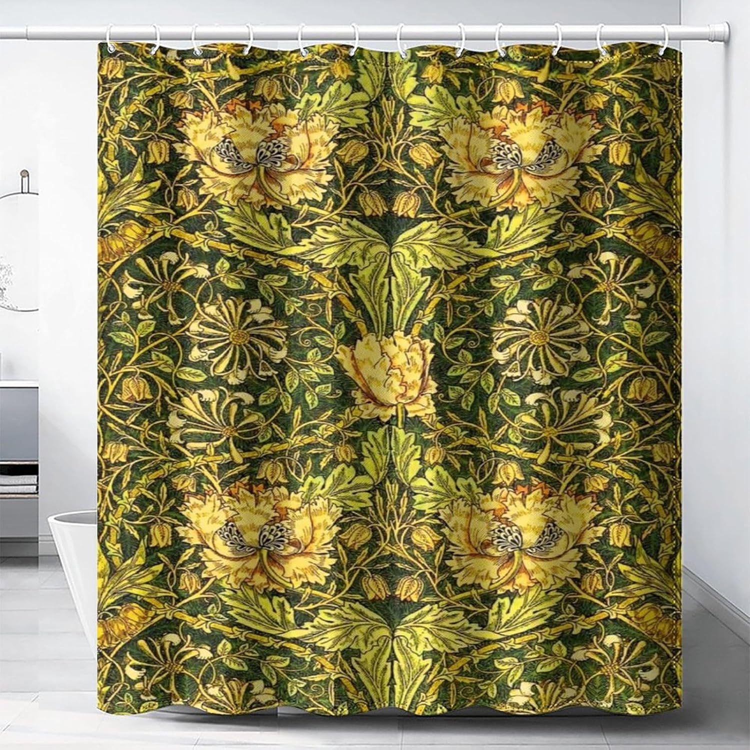 Home Bathroom Ideas - Cortina de Ducha Impermeable con Estampado