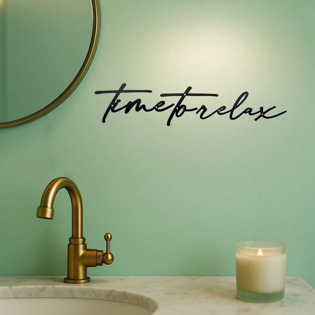 Home Goods Bathroom - Juego de 3 Piezas de Arte