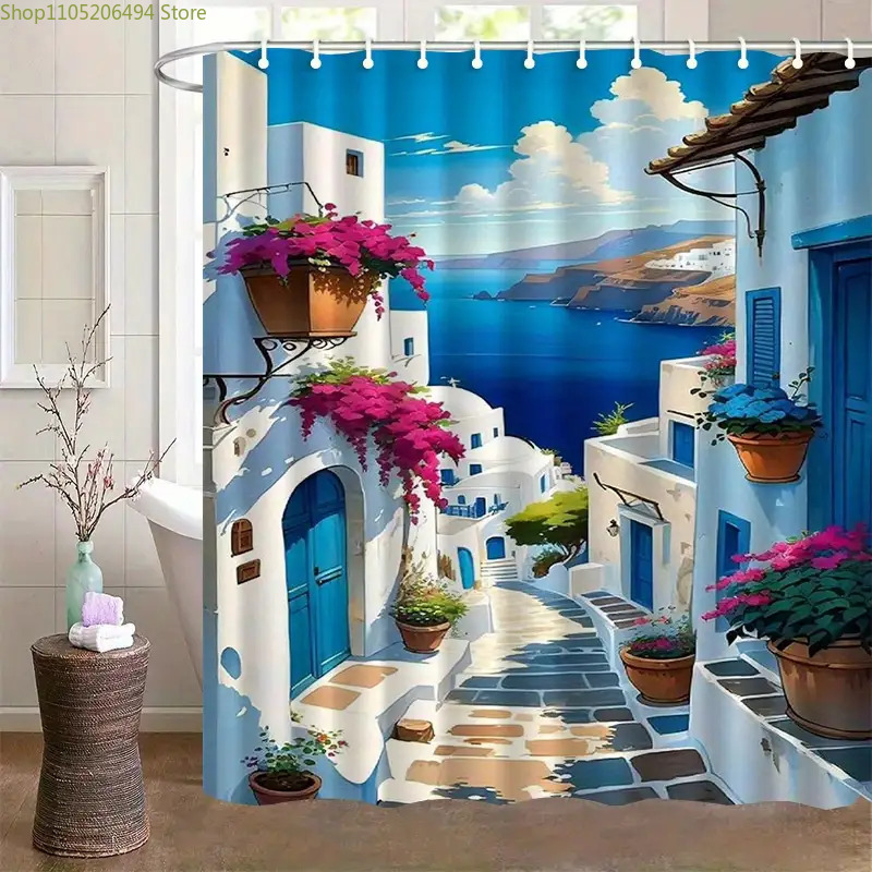 Home Bathroom Ideas - Cortina de Ducha con Diseño de