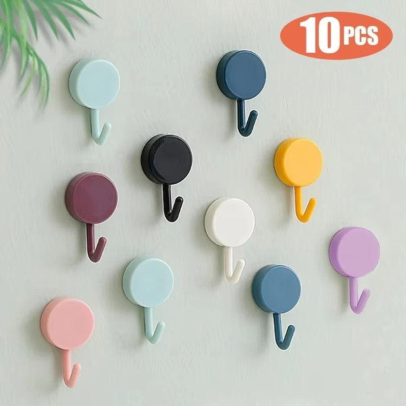 Home Bathroom Door - Ganchos Autoadhesivos Fuertes de 5-15 Piezas,