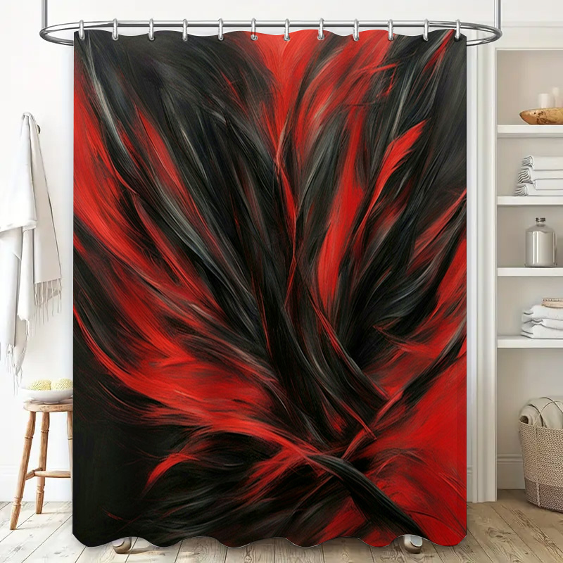 Cortina de ducha con estampado - Home Bathroom Ideas reseña y precio