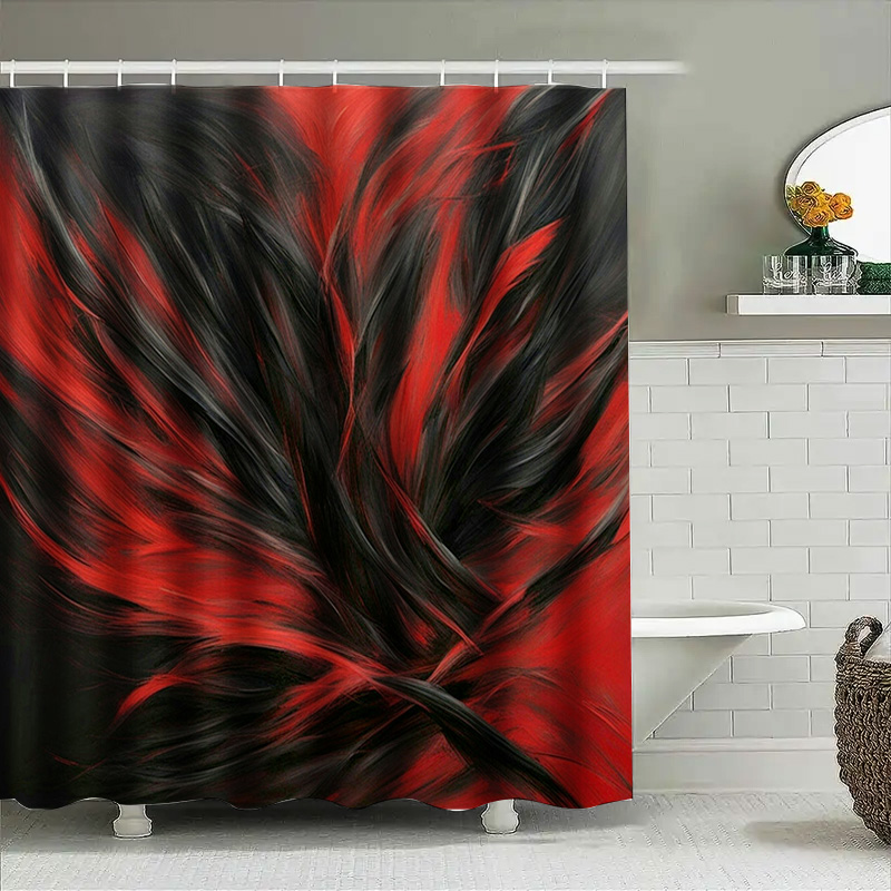 Cortina de ducha con estampado - Home Bathroom Ideas reseña y precio