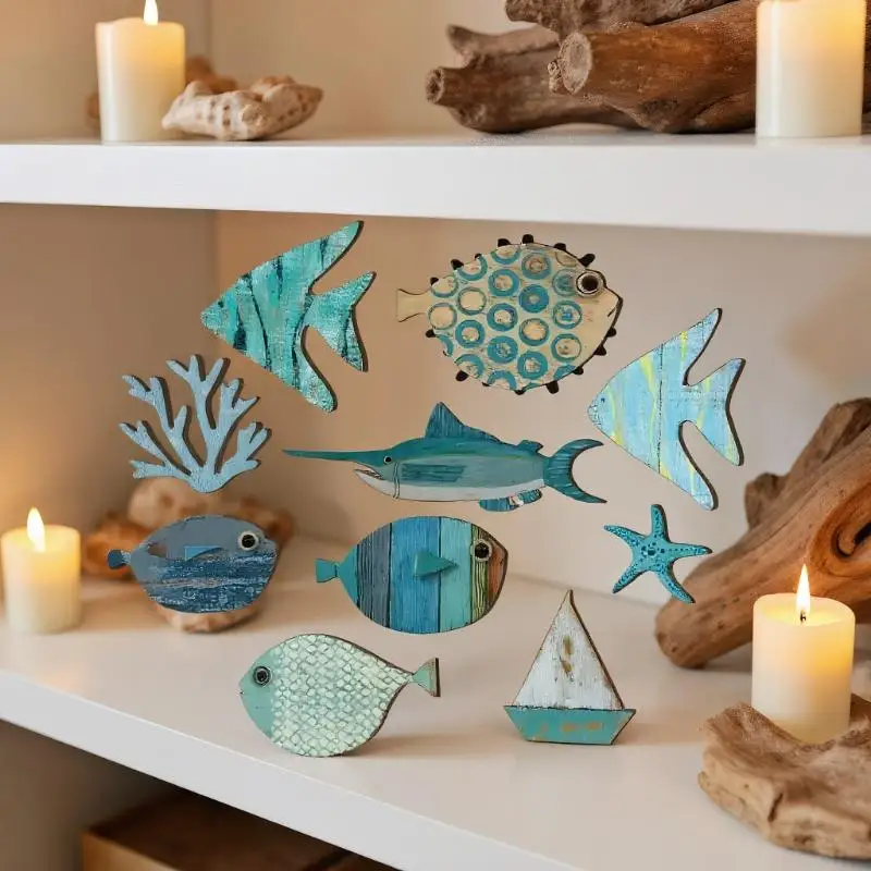 10 unids/set de decoración de  - Jet Home Bathroom reseña y precio