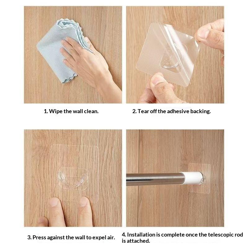 Soportes Transparentes Autoadh - Home Bathroom Window reseña y precio