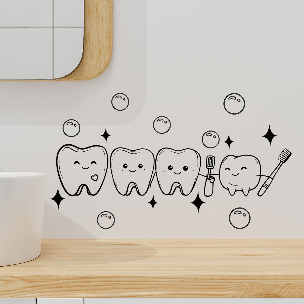 Pegatina de pared con diseño d - Jet Home Bathroom reseña y precio