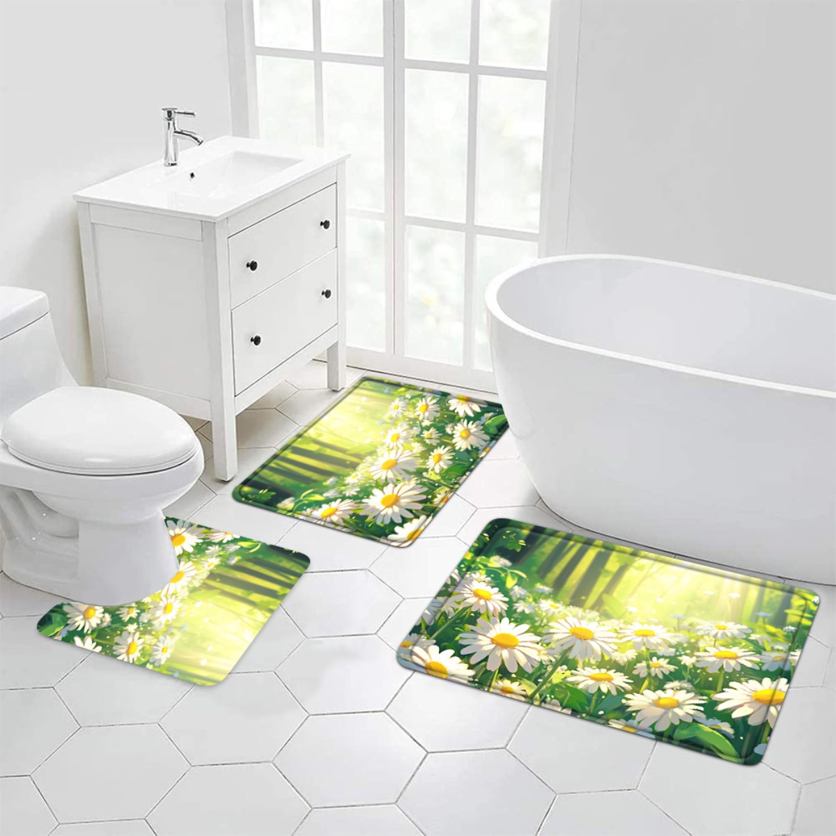 Juego de Alfombrillas de Baño  - Home Made Bathroom Vanity reseña y precio