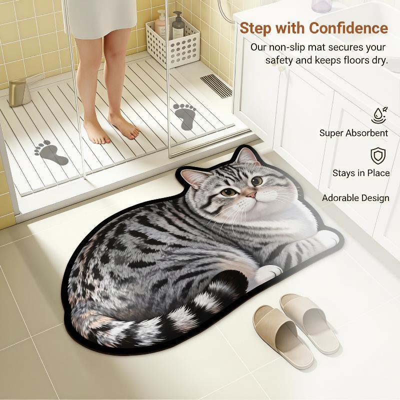 Alfombra de Baño de Diatomita  - Home Bathroom Ideas reseña y precio