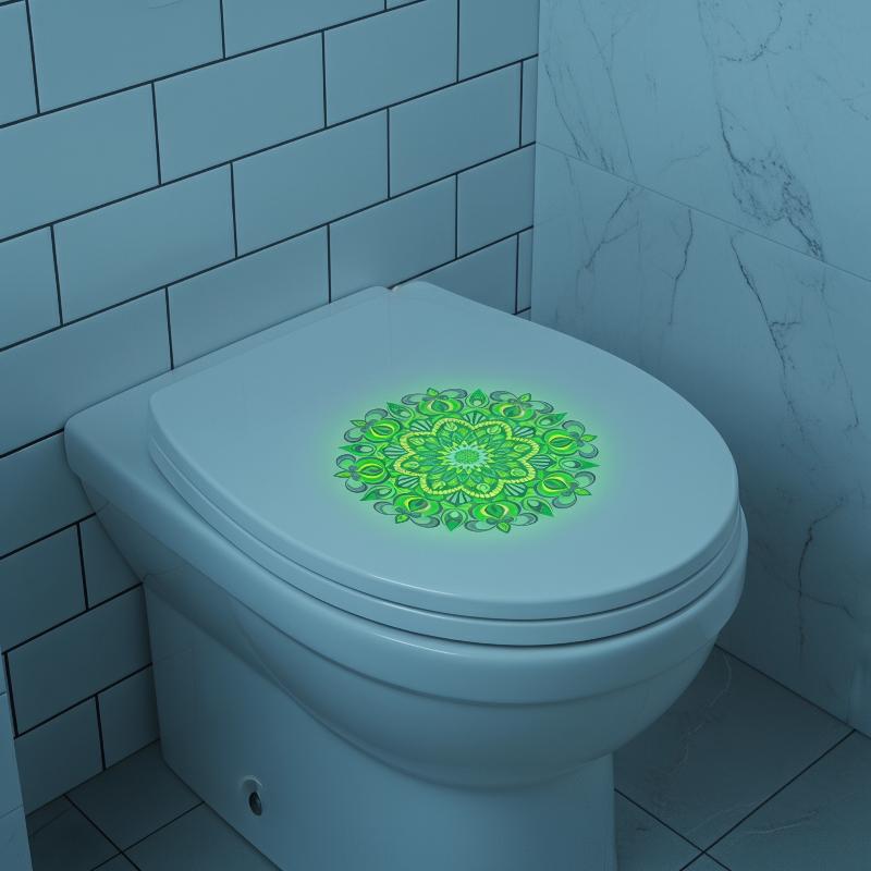 Pegatina de Mandala que Brilla - Jet Home Bathroom reseña y precio