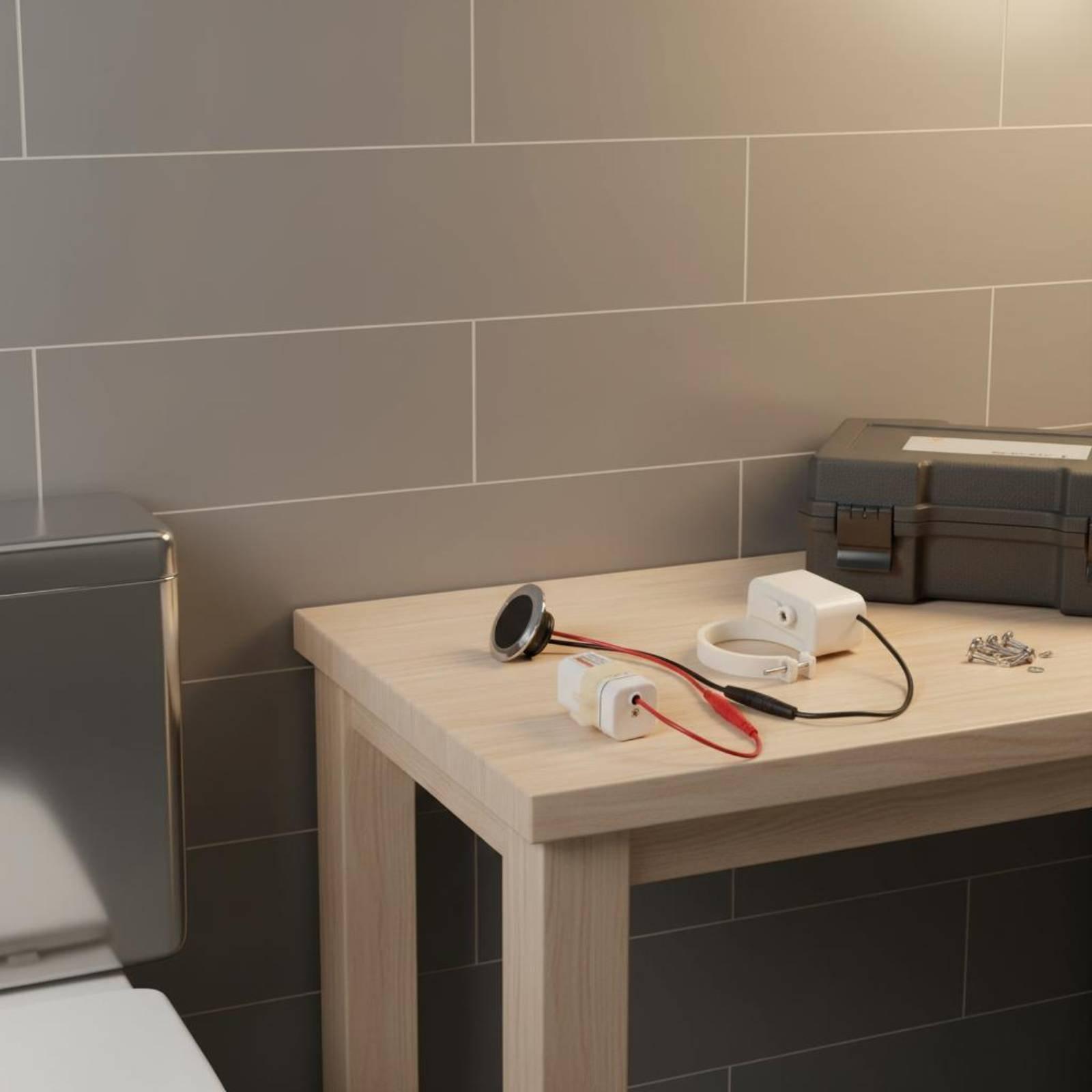 Sensor de descarga automática  - Home Hardware Bathroom Accessories reseña y precio
