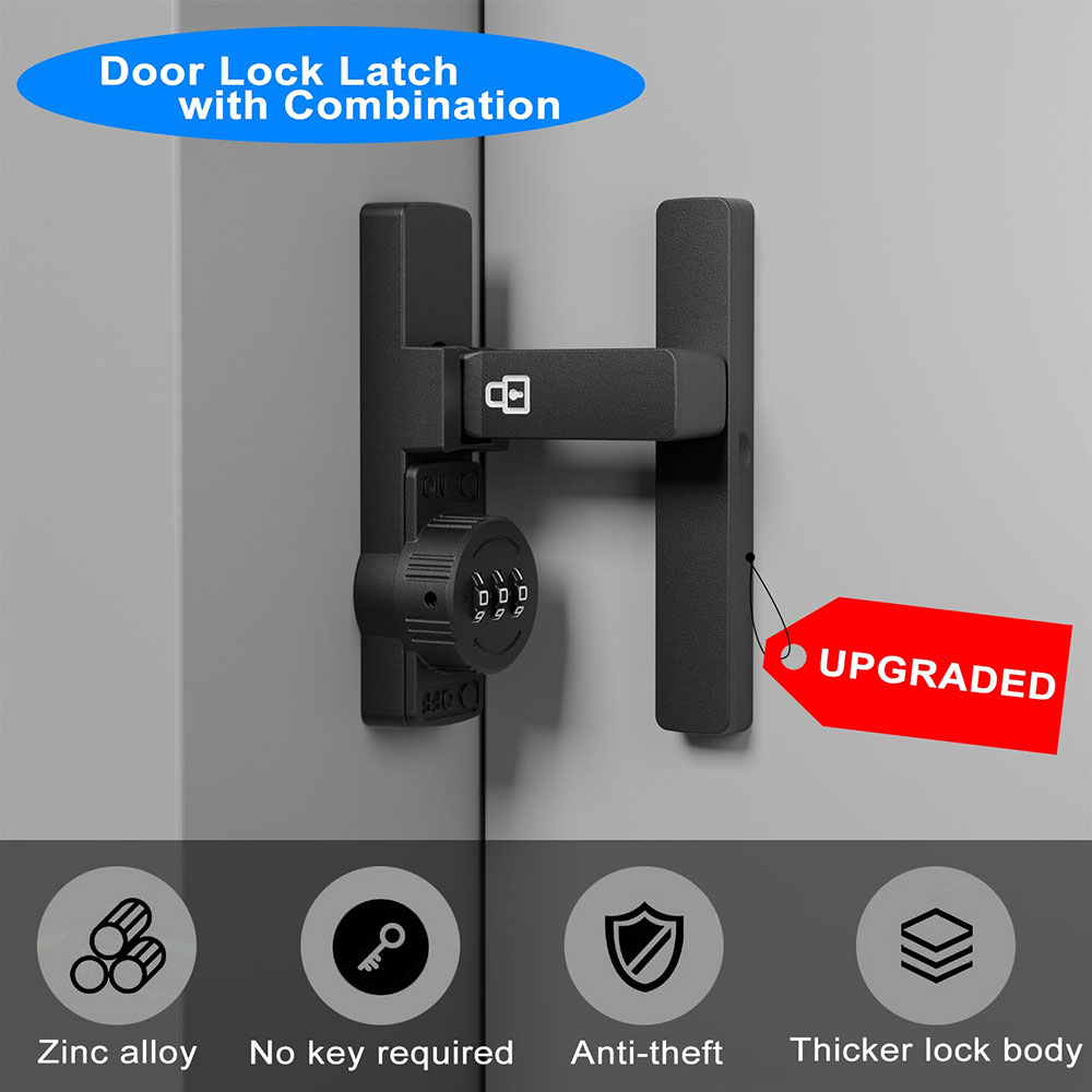 Cerradura de puerta de Granero - Home Bathroom Door reseña y precio
