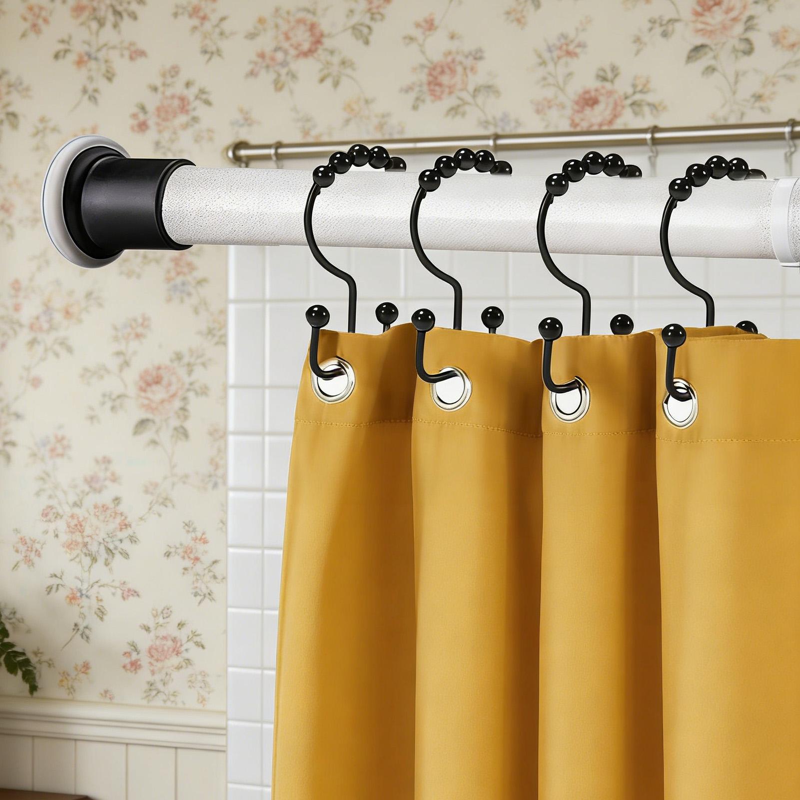 Ganchos para ducha, 12 piezas, - Home Bathroom Window reseña y precio