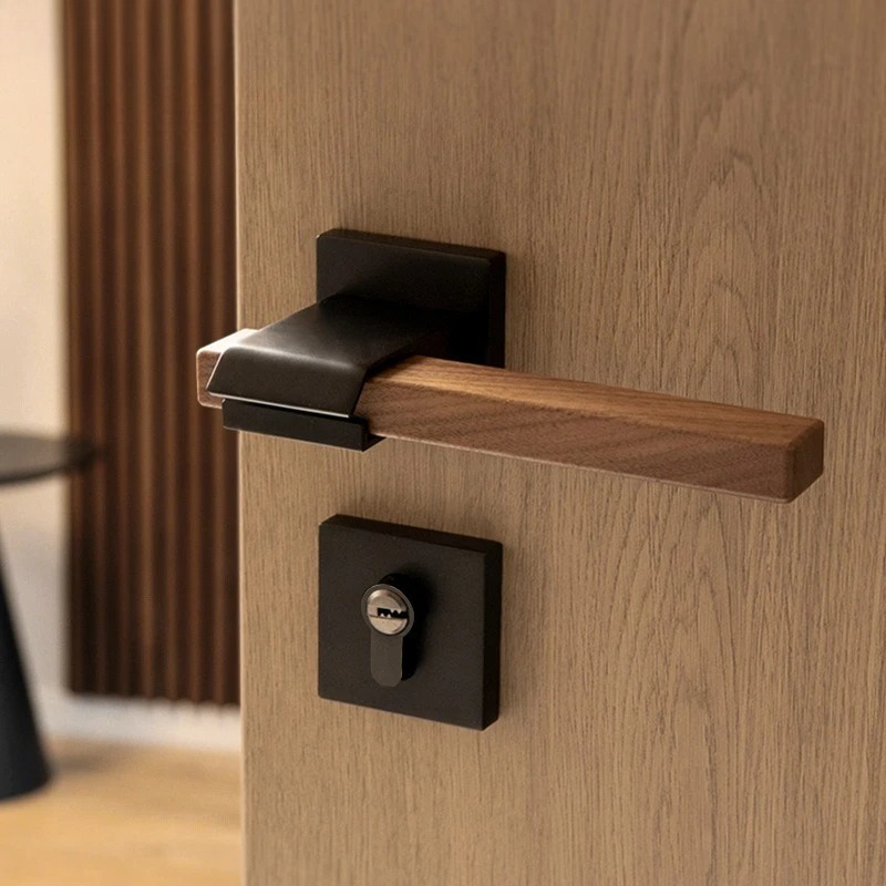 Manija de puerta de nogal, cer - Home Hardware Bathroom Accessories reseña y precio
