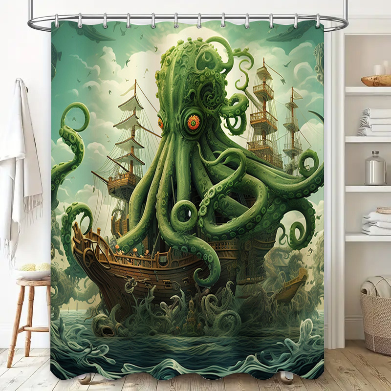 Cortina de ducha de barco de p - Home Bathroom Ideas reseña y precio