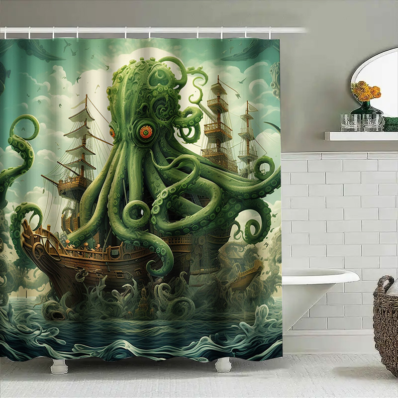 Cortina de ducha de barco de p - Home Bathroom Ideas reseña y precio