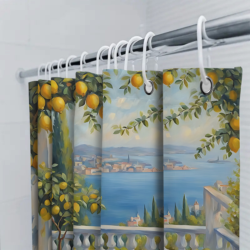 Cortina de Ducha con Diseño de - Home Bathroom Ideas reseña y precio