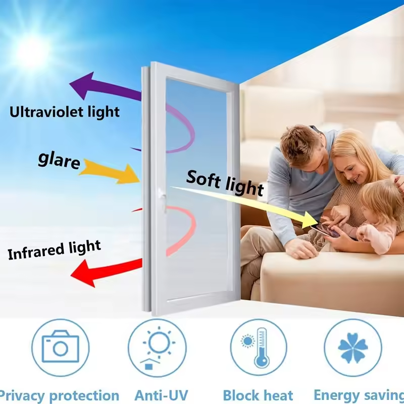 Película de privacidad unidire - Home Bathroom Window reseña y precio