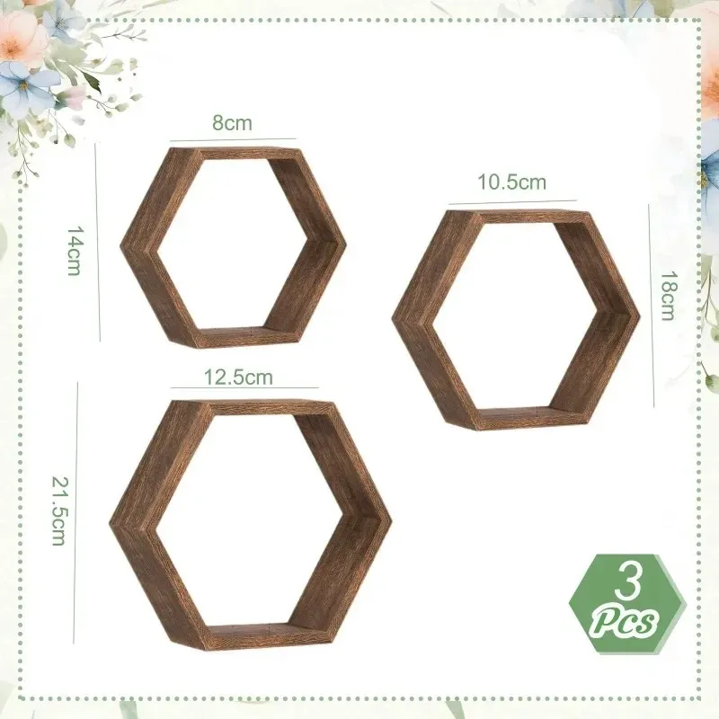 Estantes flotantes hexagonales - Home Bathroom Model reseña y precio
