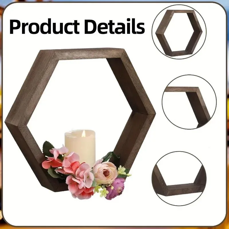 Estantes flotantes hexagonales - Home Bathroom Model reseña y precio