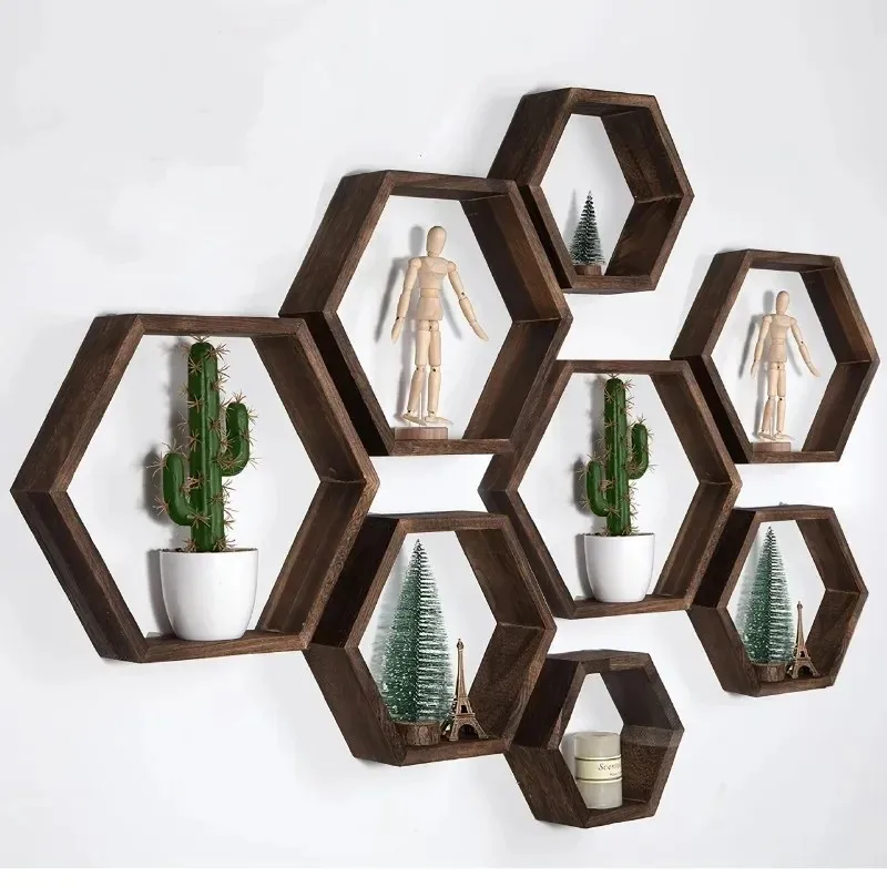 Estantes flotantes hexagonales - Home Bathroom Model reseña y precio