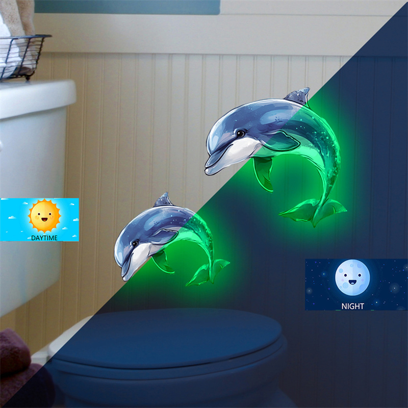 Pegatina para inodoro de delfi - Jet Home Bathroom reseña y precio