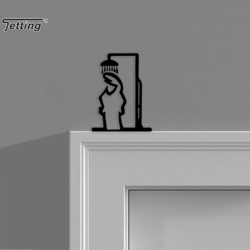 Figura de ducha negra, decorac - Jet Home Bathroom reseña y precio