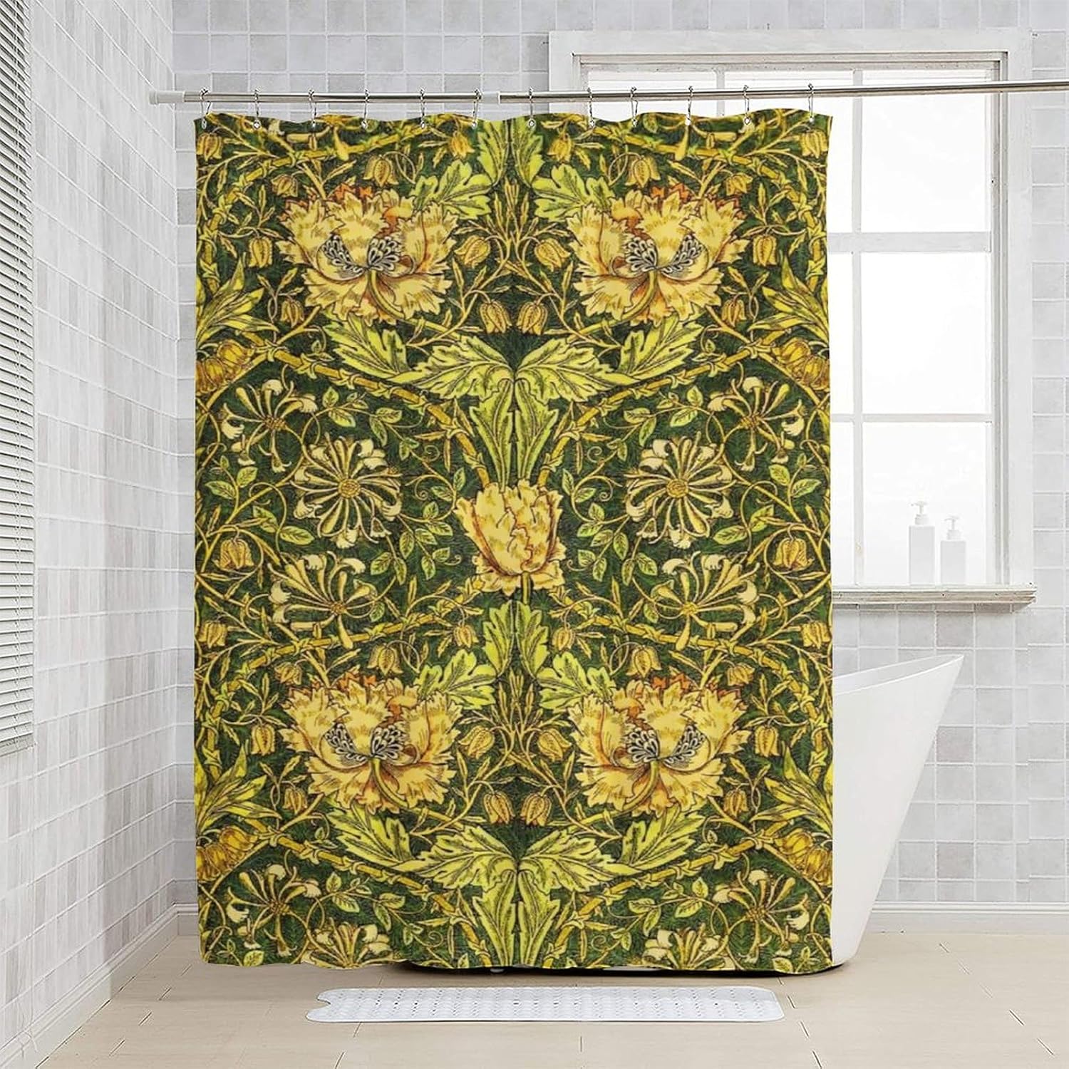 Cortina de Ducha Impermeable c - Home Bathroom Ideas reseña y precio