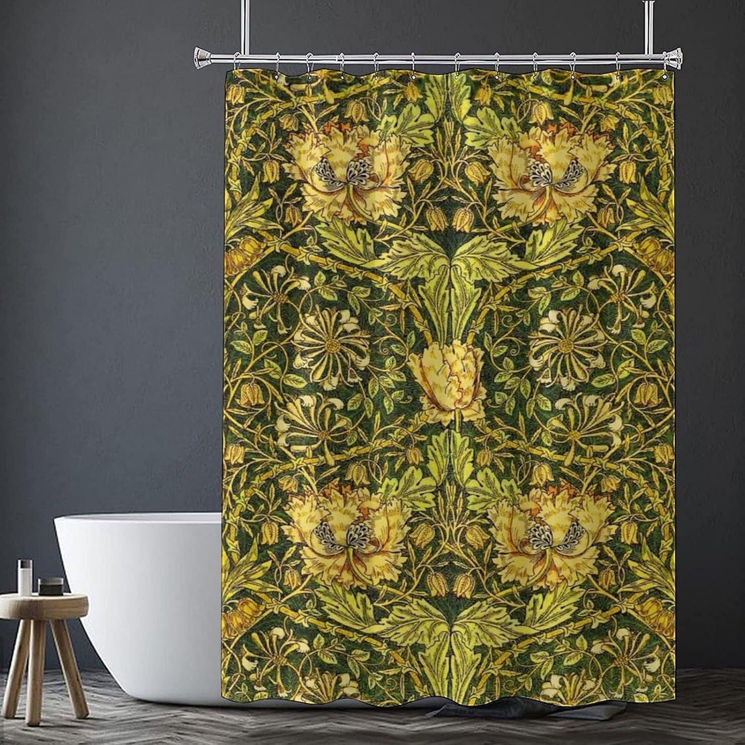Cortina de Ducha Impermeable c - Home Bathroom Ideas reseña y precio