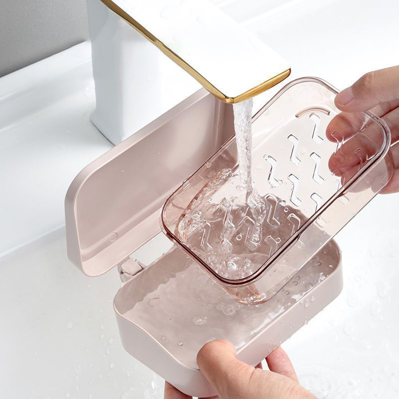 Jabonera de baño con tapa, caj - Jet Home Bathroom reseña y precio