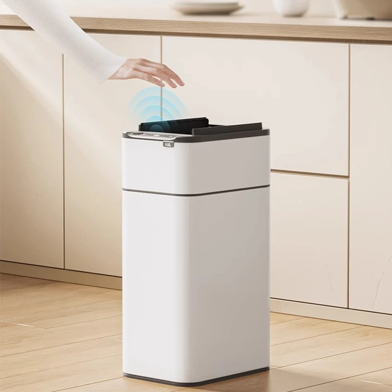 Cubo de basura inteligente con - Home Kitchen & Bathroom reseña y precio