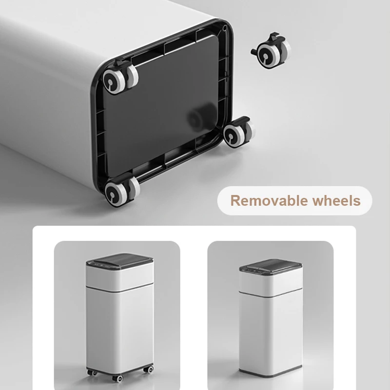 Cubo de basura inteligente con - Home Kitchen & Bathroom reseña y precio