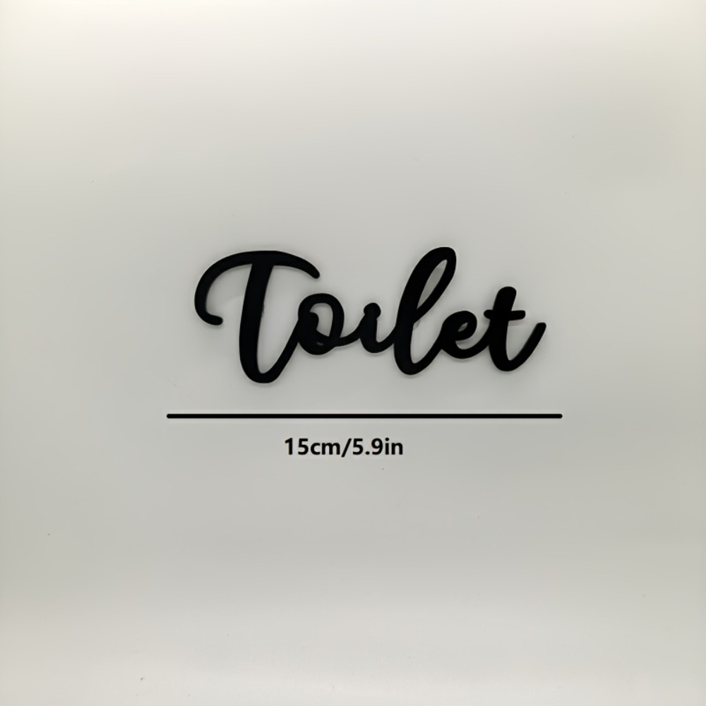 CIFBUY Letrero de plástico mod - Home Bathroom Door reseña y precio