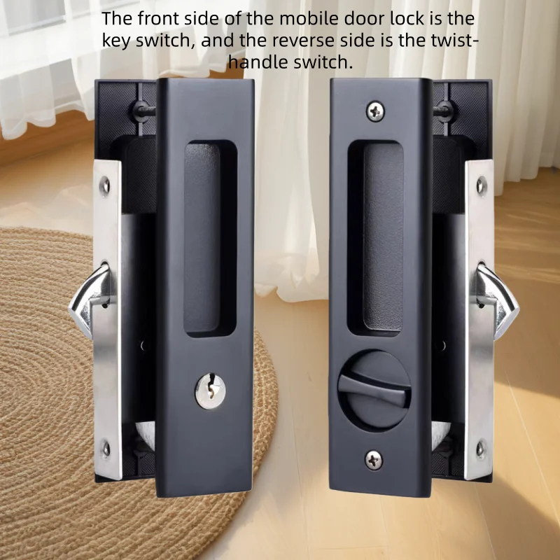 Cerradura de puerta corredera, - Home Bathroom Door reseña y precio