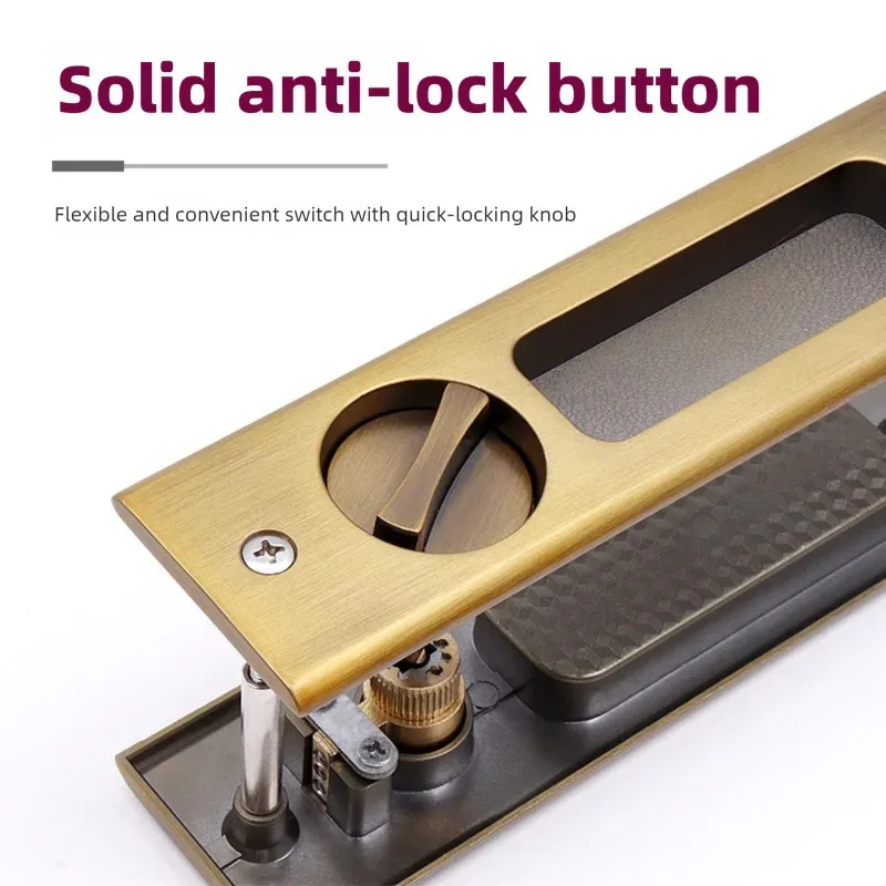 Cerradura de puerta corredera, - Home Bathroom Door reseña y precio