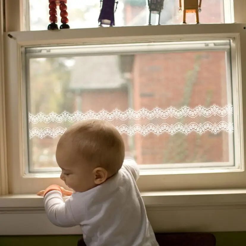 Papel tapiz con diseño de enca - Home Bathroom Window reseña y precio