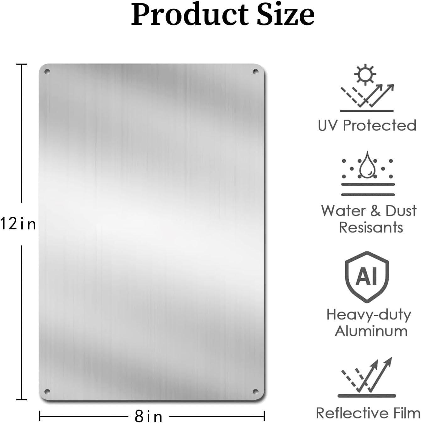 Letrero Decorativo de Metal Vi - Jet Home Bathroom reseña y precio