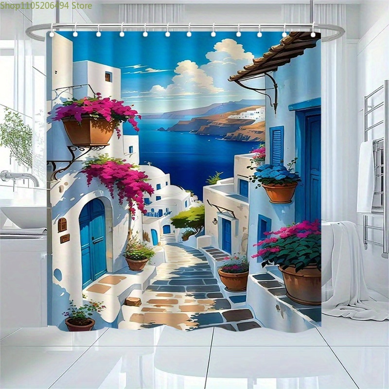 Cortina de Ducha con Diseño de - Home Bathroom Ideas reseña y precio
